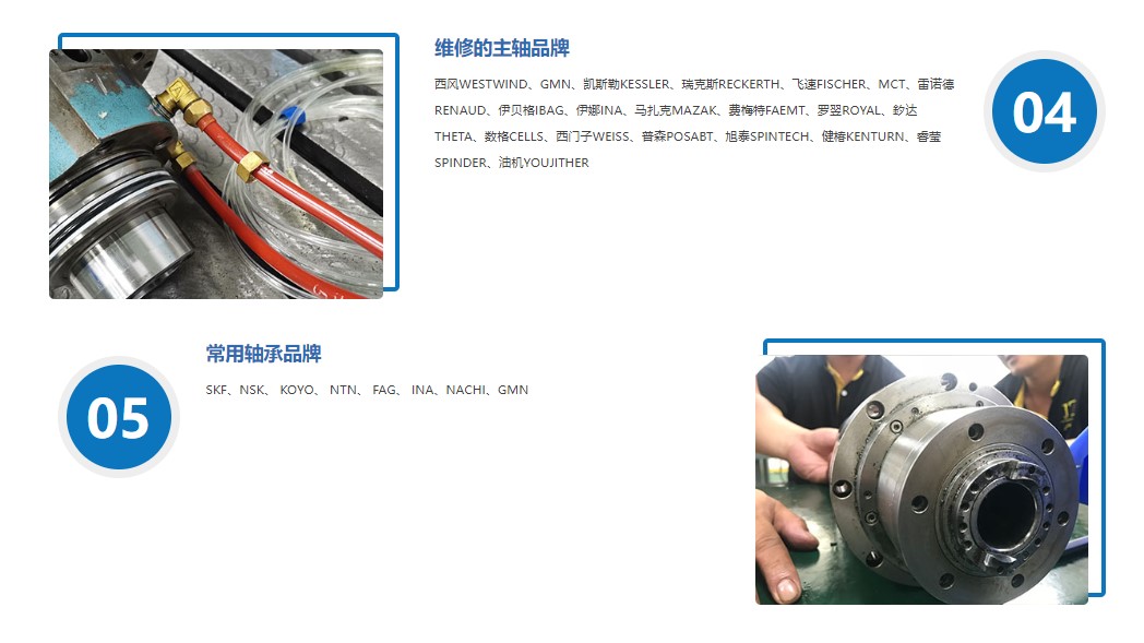 electric spindle maintenance